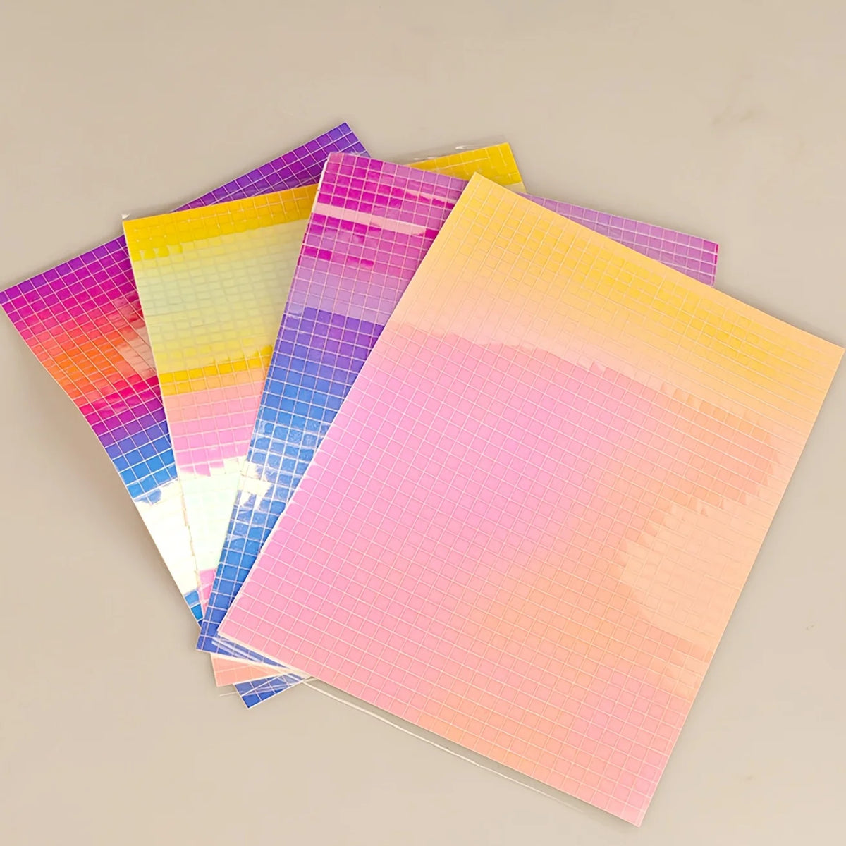 4x100cm Creative Diy Glass Mirror Stickers Mosaic Glass