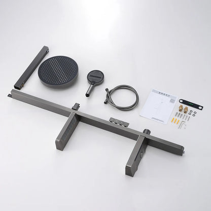Luxury Bathroom Smart Rainfall Shower System Wall Mounted
