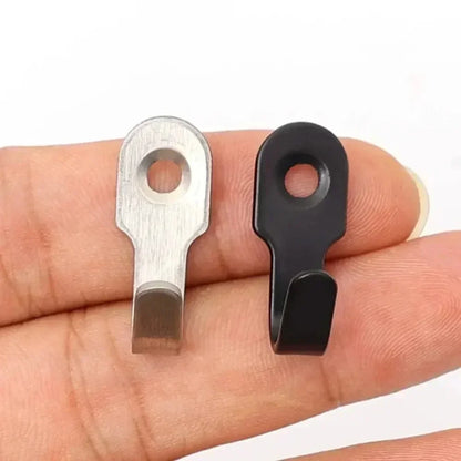 Mini Stainless Steel Hook Screw Items Key Rack