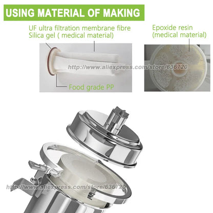 Uf Filter Element 01 Micron Stainless Steel Under