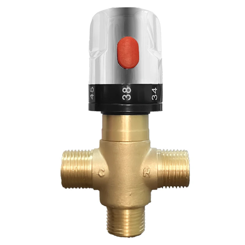Bathroom Shower Faucet Brass Thermostatic Mixer Valve Static