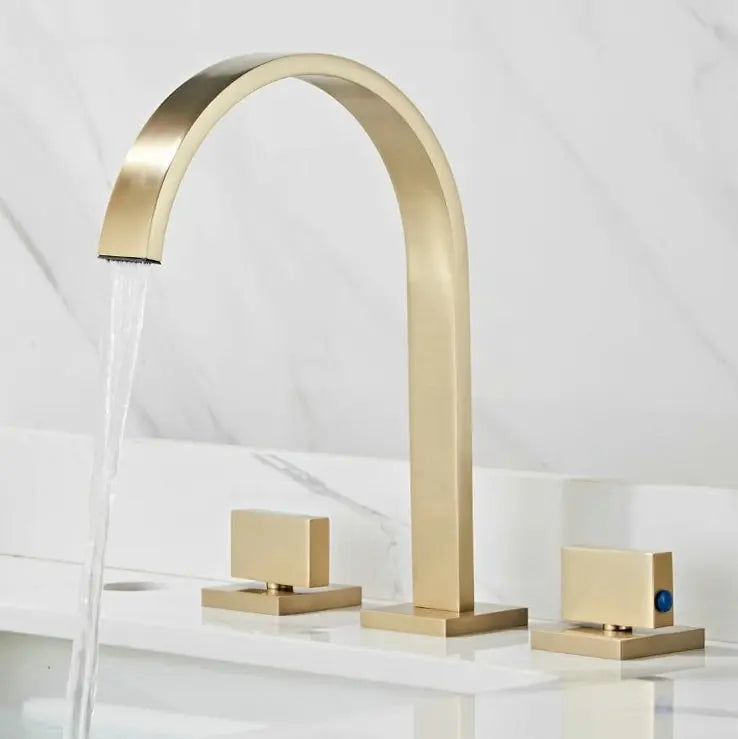 Black Bathroom Basin Faucet Cold Water Mixer Faucets
