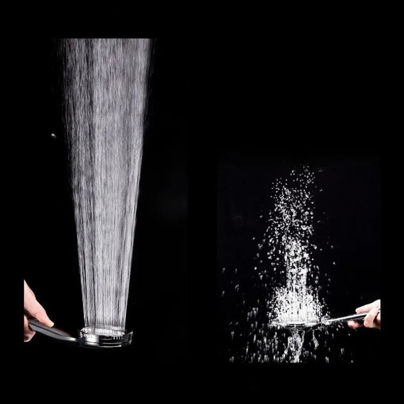 Ultra Thin Pressurized Rain Spray Head Handheld Shower