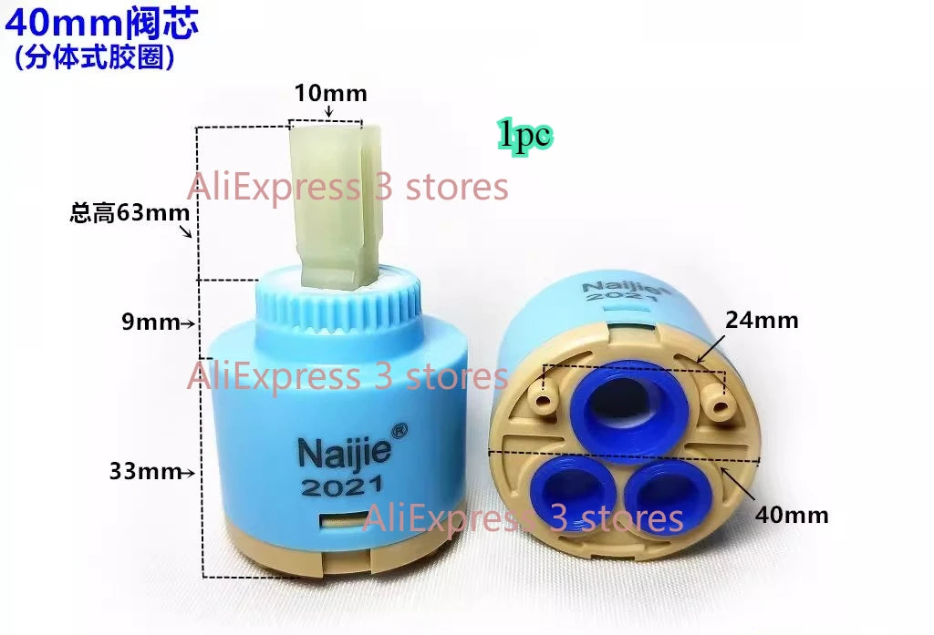 1pcs 28mm/35mm/40mm Water Mixer Tap Faucet Cartridge Ceramic