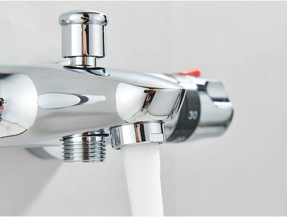 Chrome Thermostatic Shower Faucets Bathroom Thermostatic Mixer