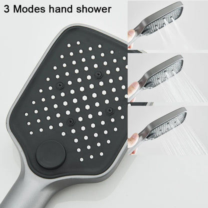 Shinesia Gray Rainfall Shower System Aluminium Tropical Shower
