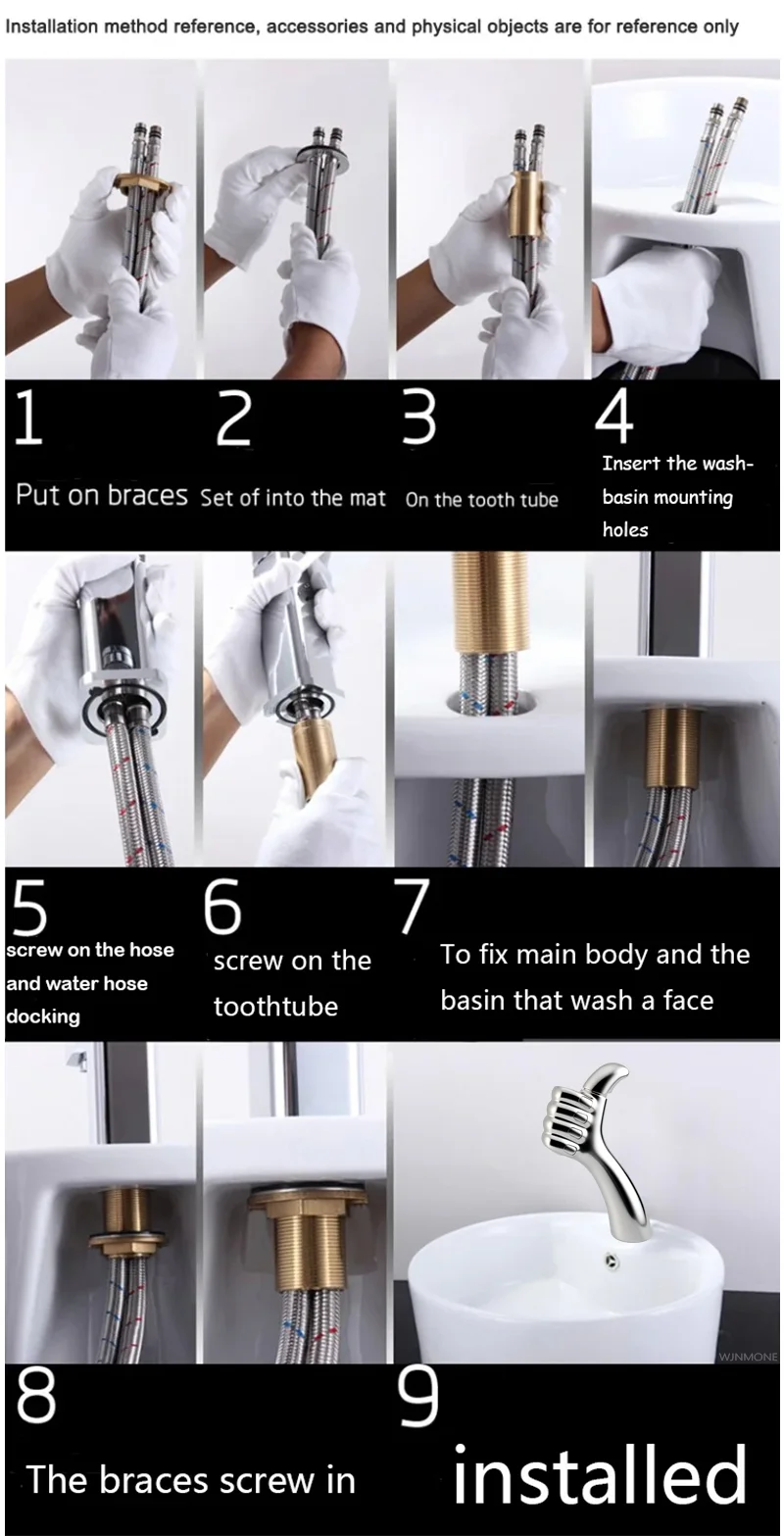 Modern Design Bathroom Sink Faucet Thumbs Bathroom Faucet