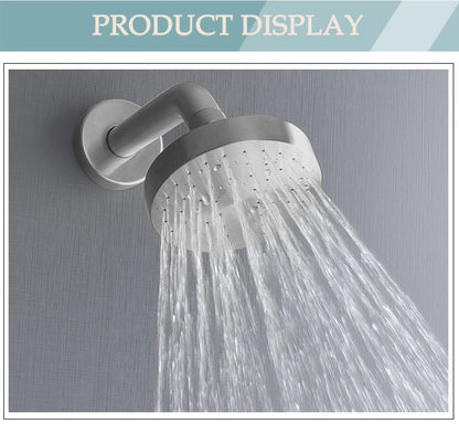 Shower Faucet System Stainless Steel Head Shower Wall