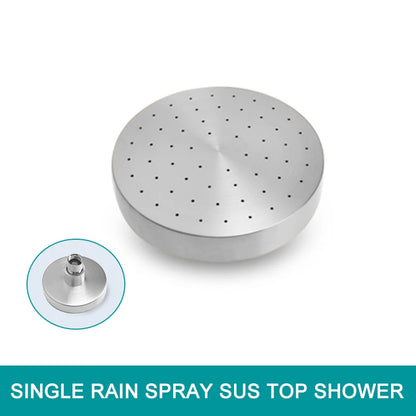Shower Faucet System Stainless Steel Head Shower Wall