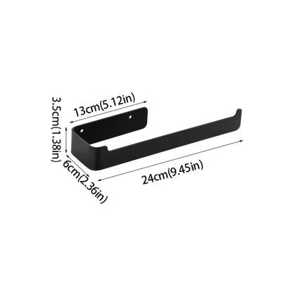 Robe Hook Golden Finish Towel Holder Black Finish