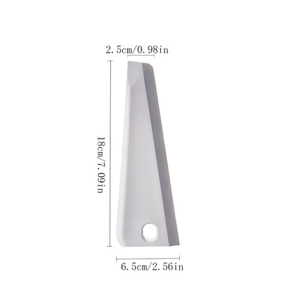 Piece/2 Squeegee Handheld Glass Wiper Bathroom Mirror Scraper