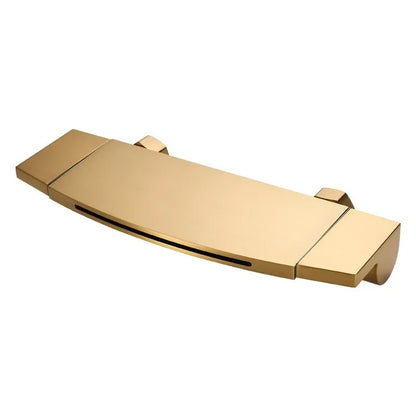 Brushed Gold Bath Shower Faucet Brass Bathtub Faucet