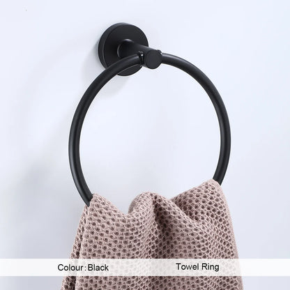 Bathroom Towel Ring Hook Hardware Storage Holder 304