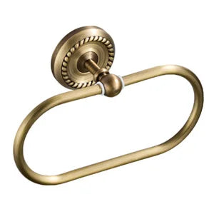 Solid Brass Bathroom Robe Hook Paper Holder Towel