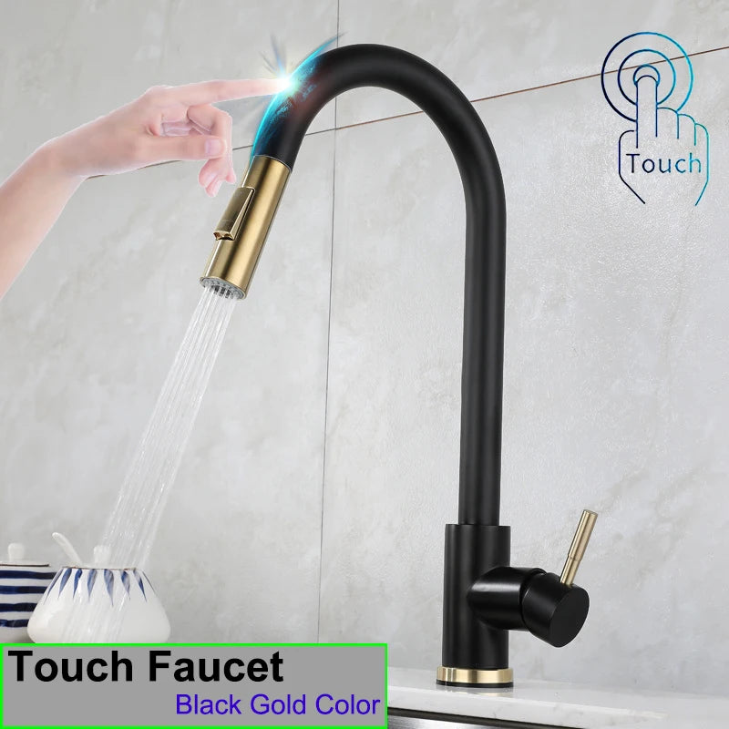 Smart Touch On Faucets 304 Stainless Steel Cold