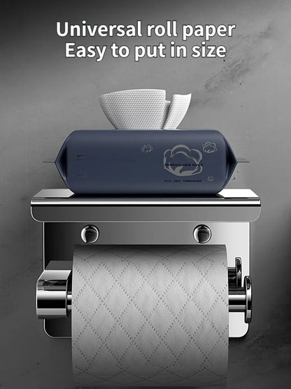 Stainless Steel Paper Towel Holder Without Punching Wall-Mounted