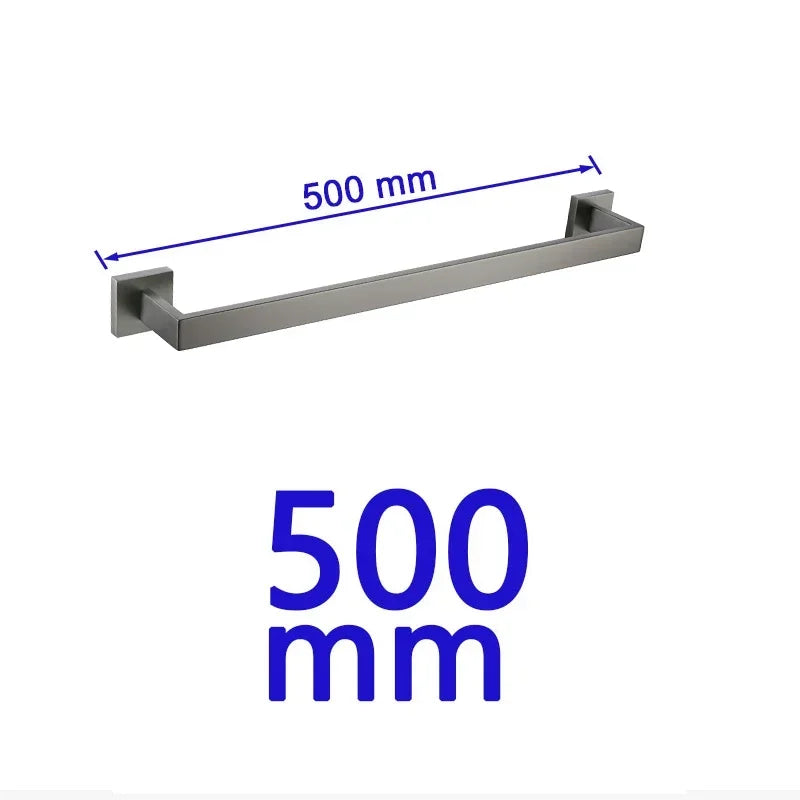 Gunmetal Stainless Steel Bathroom Accessorie Hardware Towel Rack