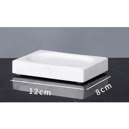 Volakos White Natural Marble Bathroom Minimalism Soap Dispenser