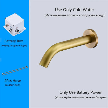 Oxg Wall Mount Sensor Basin Faucet Bathroom Faucet