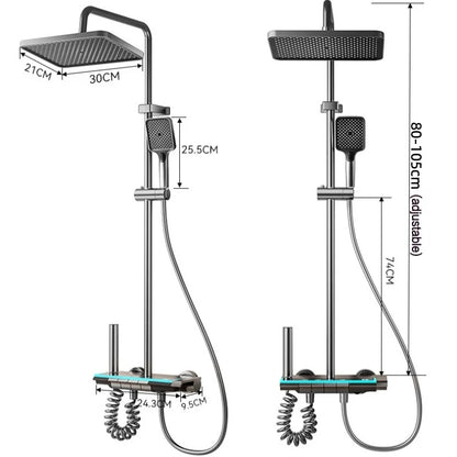 High-End Functions Bathroom Shower Faucet Digital Temperature