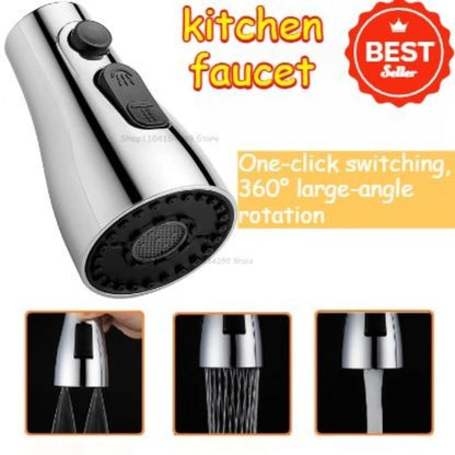 Multi-Functional Sink Faucet Spray Nozzle Head Tap In