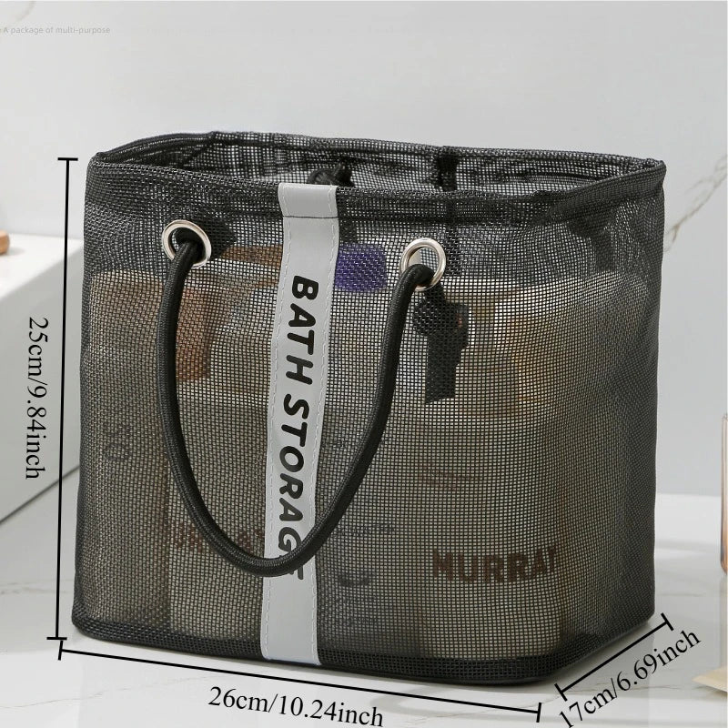 Large Mesh Shower Caddy Wide Mouth Quick Dry