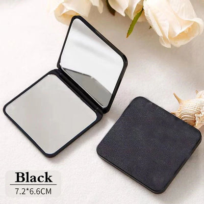 2-Face Makeup Mirror Square Cute Girl Gift Hand