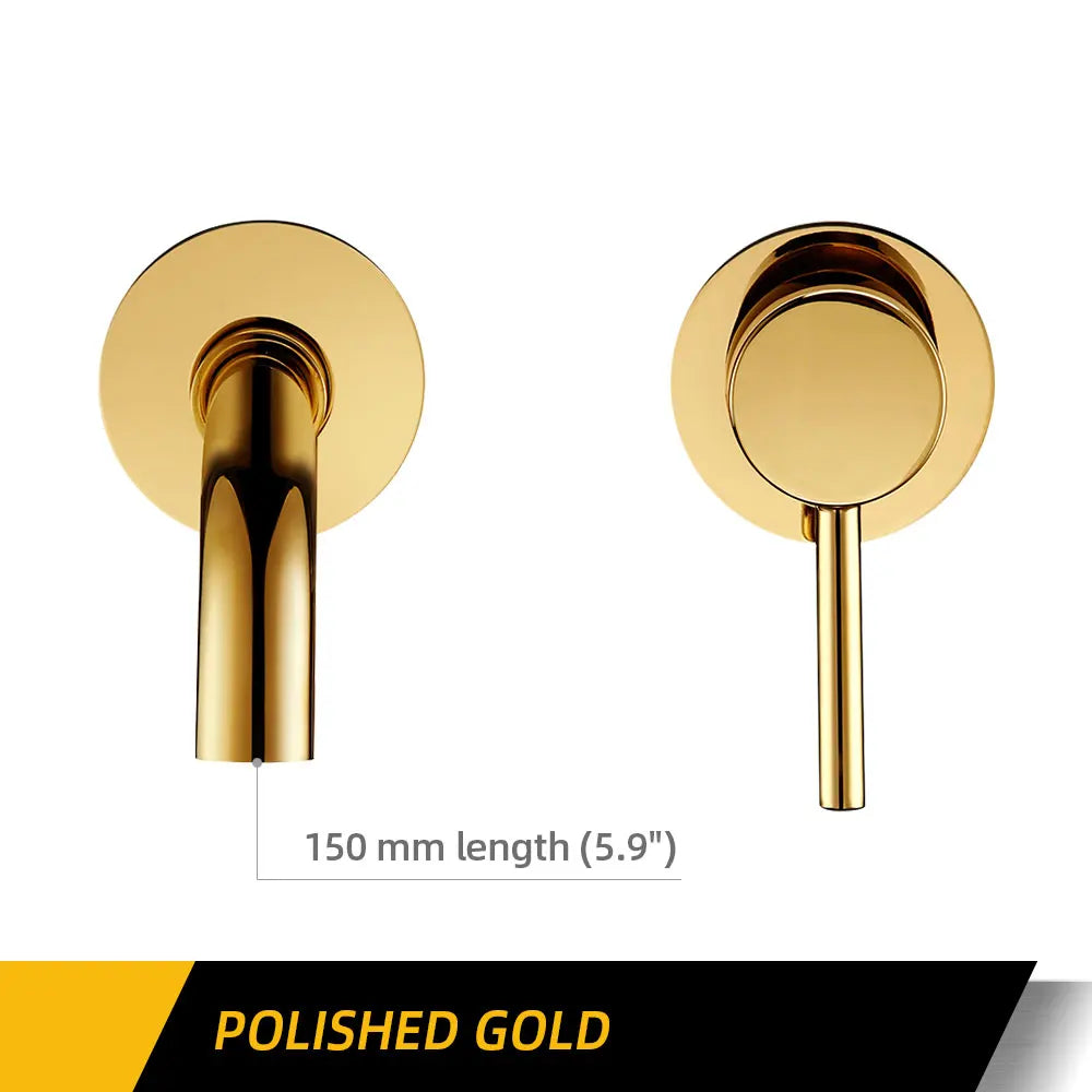 Bagnolux Ronda Stainless Steel Solid Brass Trim Taps