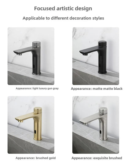 304 Stainless Steel Cold Water Basin Faucet Infrared