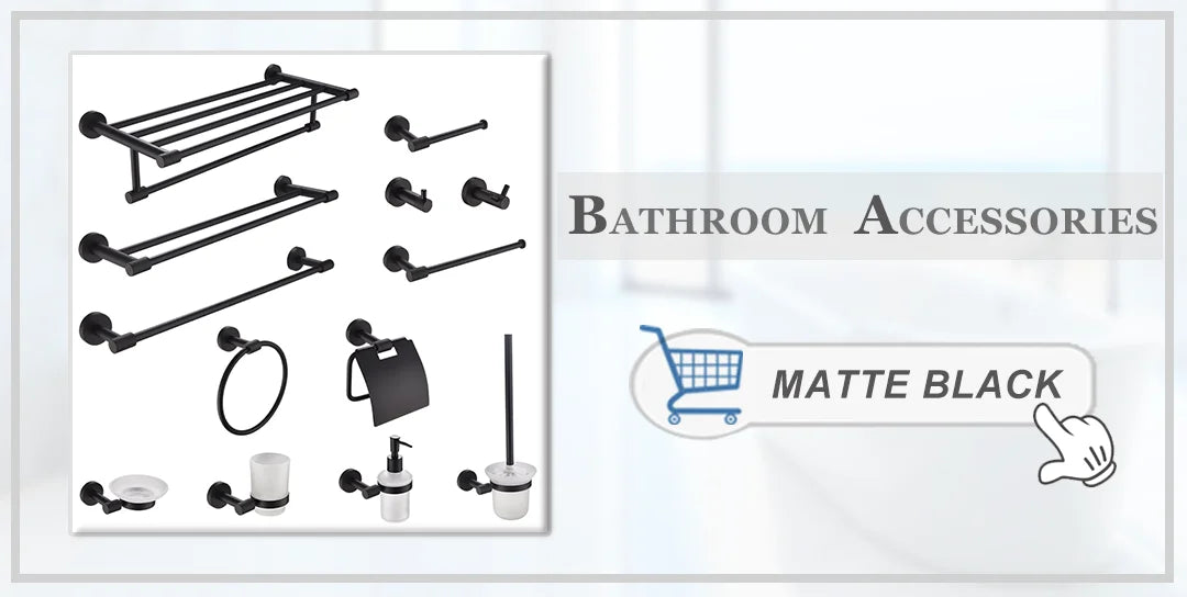 Brushed Gold Wall Mount Shelf Toilet Bath Hardware