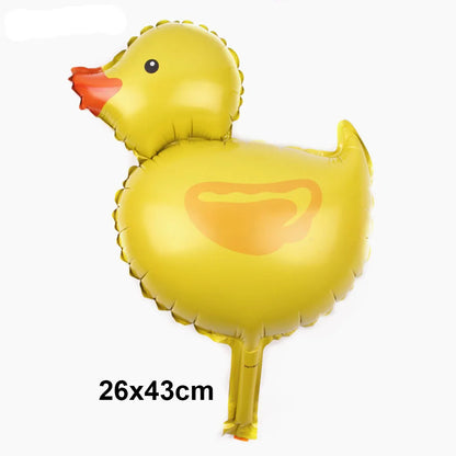 10/30/50pcs Farm Mini Animal Balloon Little Pig Duck