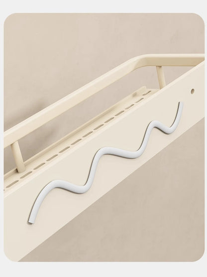 Punch-Free Bathroom Rack Bathroom Shelf Toilet Space Aluminum