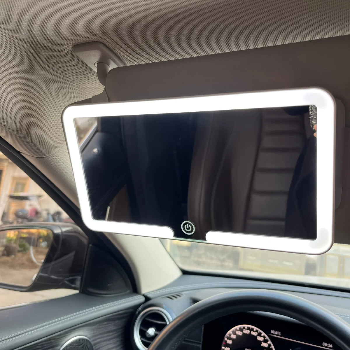Universal Car Sun Visor Makeup Mirror Led Fill