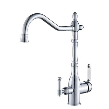 Antique Brass Faucets 360 Rotate Swivel Faucet Cold