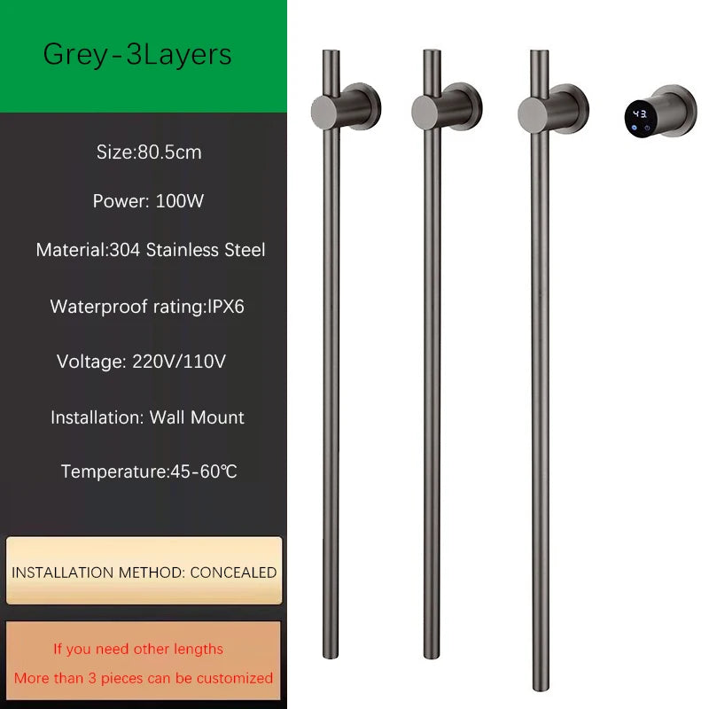 Oxg Thermostatic Electric Towel Rack Heat Towel Holder