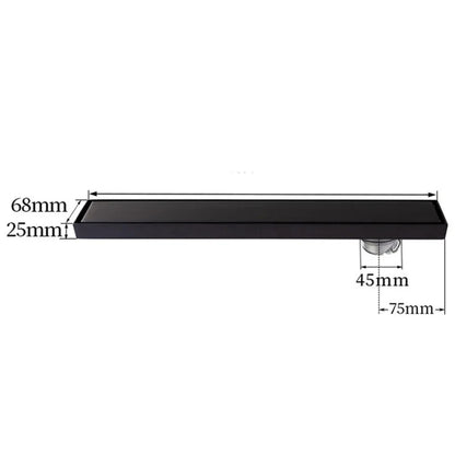 600 To 1000mm Black/Gold/Gunmetal Gray Long Strip Floor