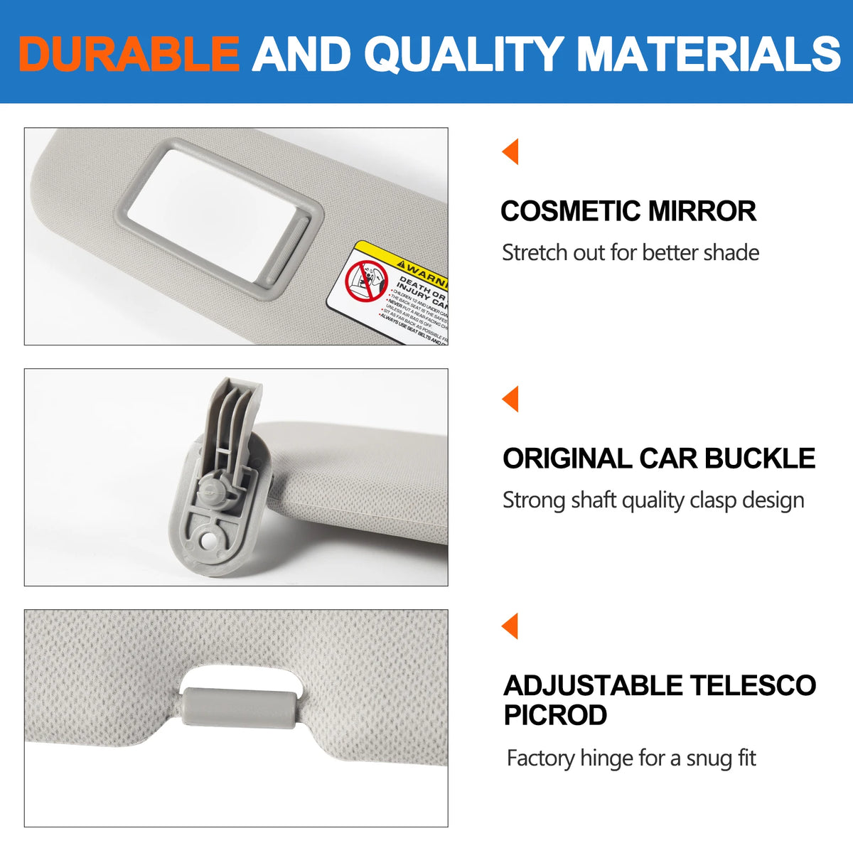 Car Sun Visor Fit Hyundai Elantra 2011-2015 Vanity