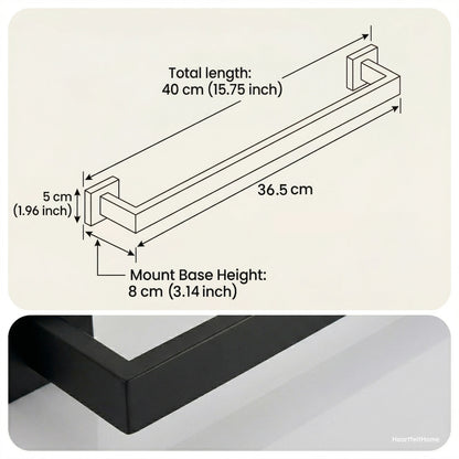Bathroom Stainless Steel Towel Rack Durable Space Saving