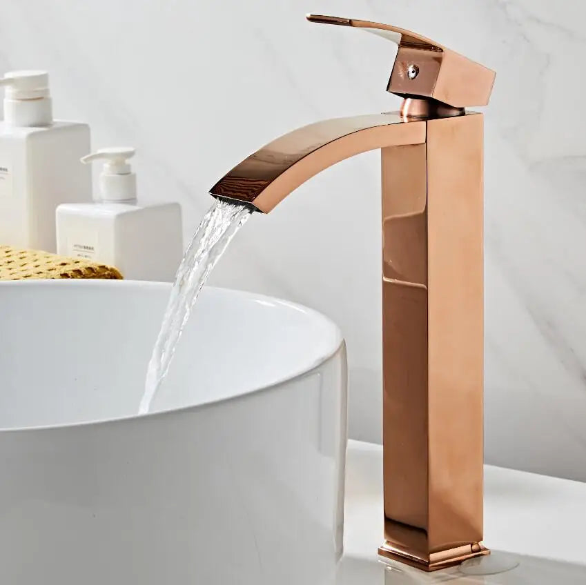 Basin Faucet Brass Bathroom Faucet Handle Torneiras Para