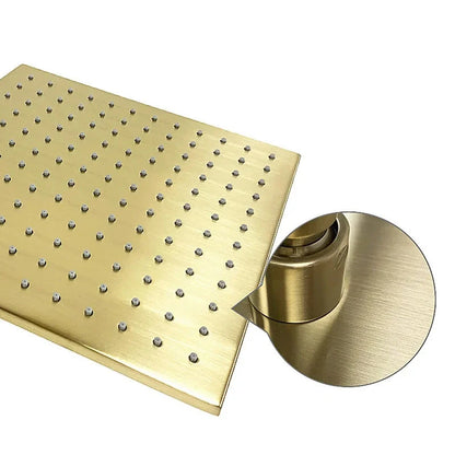 Brass Square Rain Shower Head Quality Bathroom Bath