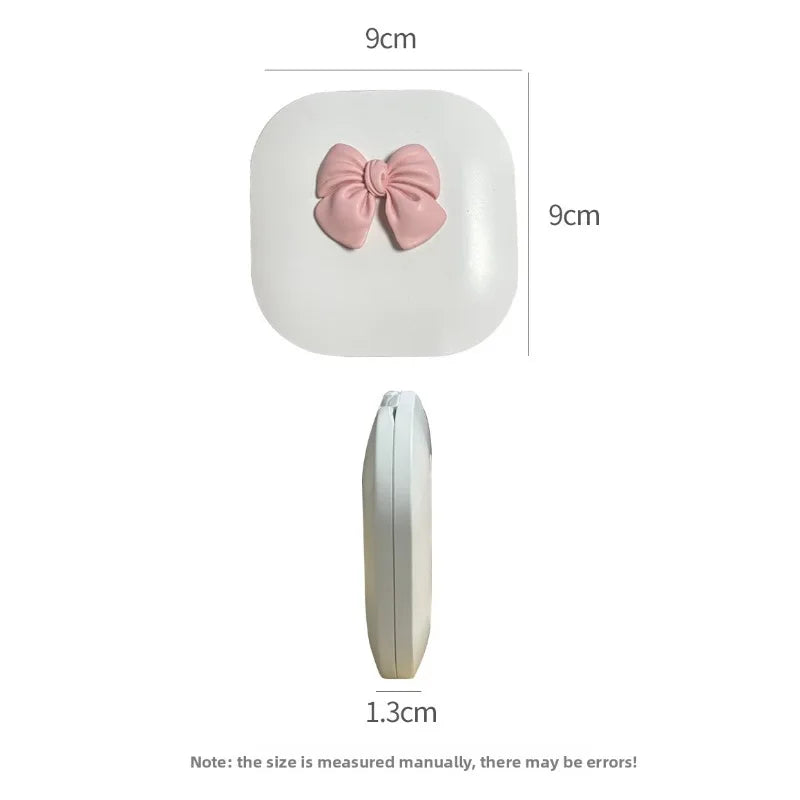 1pcs Makeup Mirror Women Handheld Led Light Folding