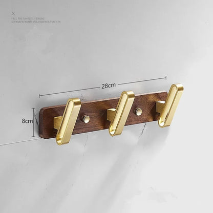 Tuqiu Robe Hook Clothes Hook Towel Hanger Wood