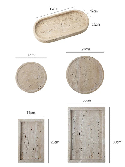 Natural Cave Stone Bathroom Supplies Jewelry Storage Tray