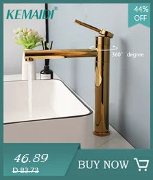 Kemaidi Golden Plated Bathtub Filler Shower Roman Tub