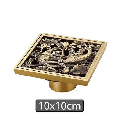 Brass Shower Drain Bathroom Floor Drain Washing Machine