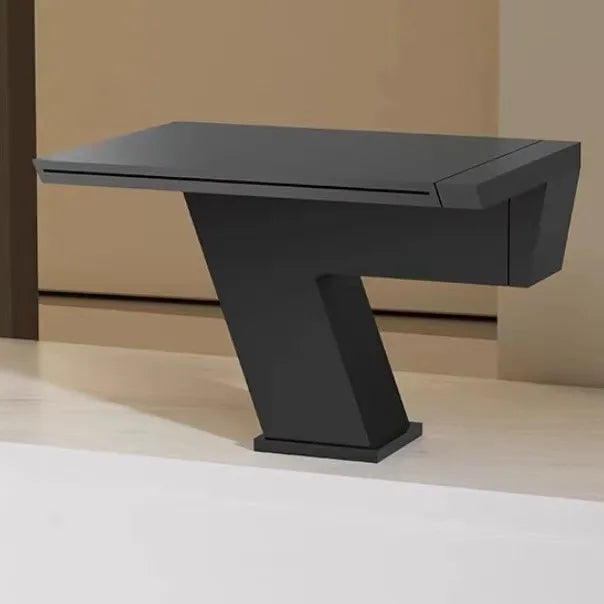 Waterfall Basin Cold Mixer Crane Faucet Copper Hotel