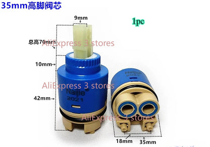 1pcs 28mm/35mm/40mm Water Mixer Tap Faucet Cartridge Ceramic