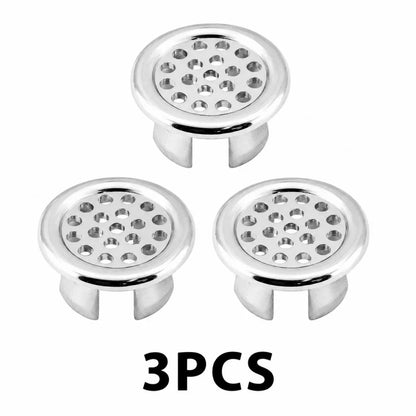 1-20pcs Round Basin Overflow Cap Sink Drain Cover