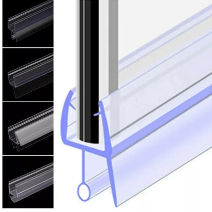 6/8/10/12mm Shower Screen Seal Strip Pvc Frameless Glass