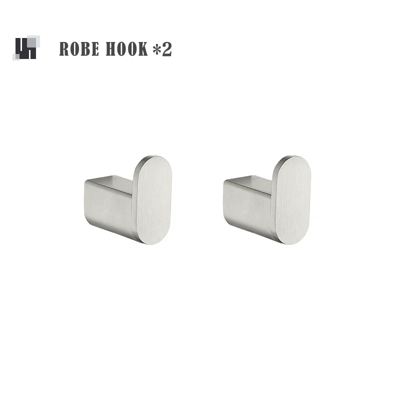 Bathroom Hardware Stainless Steel Bathroom Wall Mounted Towel